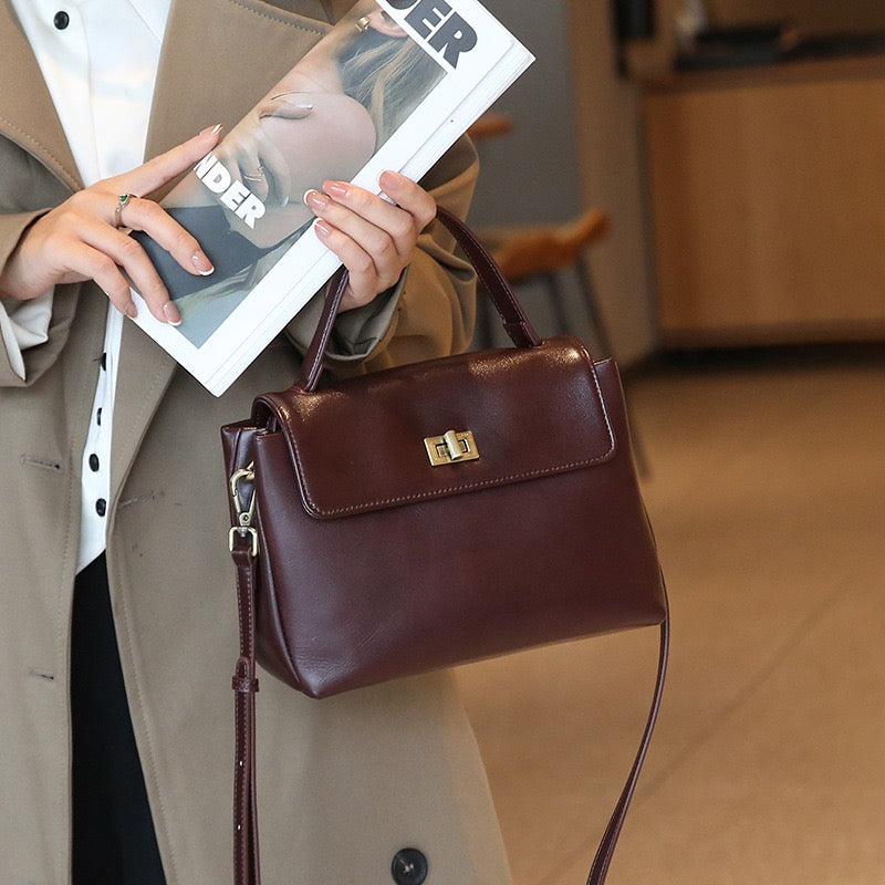 2349 Ladies' fashion genuine leather handbag