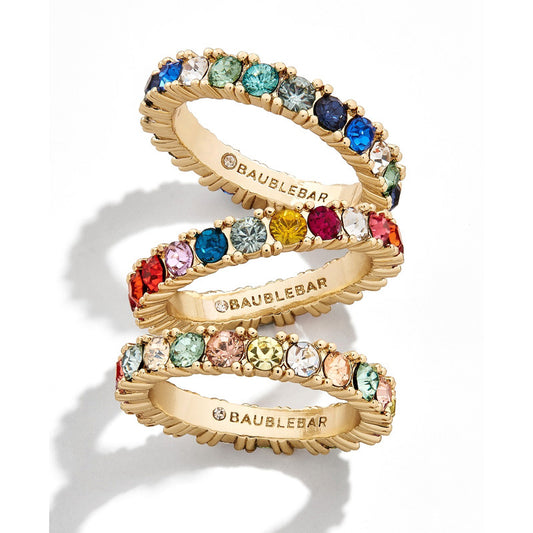 1640 fashion colorful rhinestone ring for women