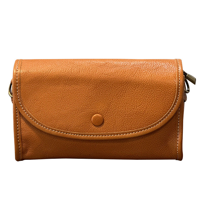 1999 cowhide flap crossbody bag