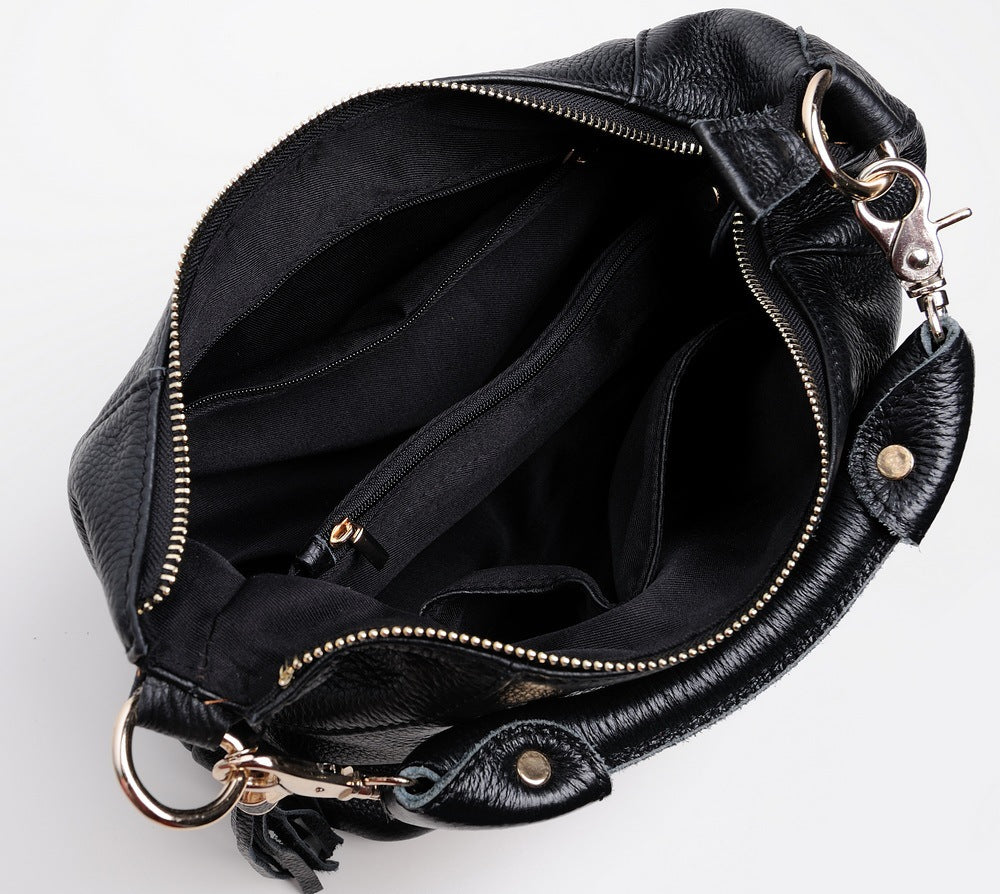 866 casual leather handbag