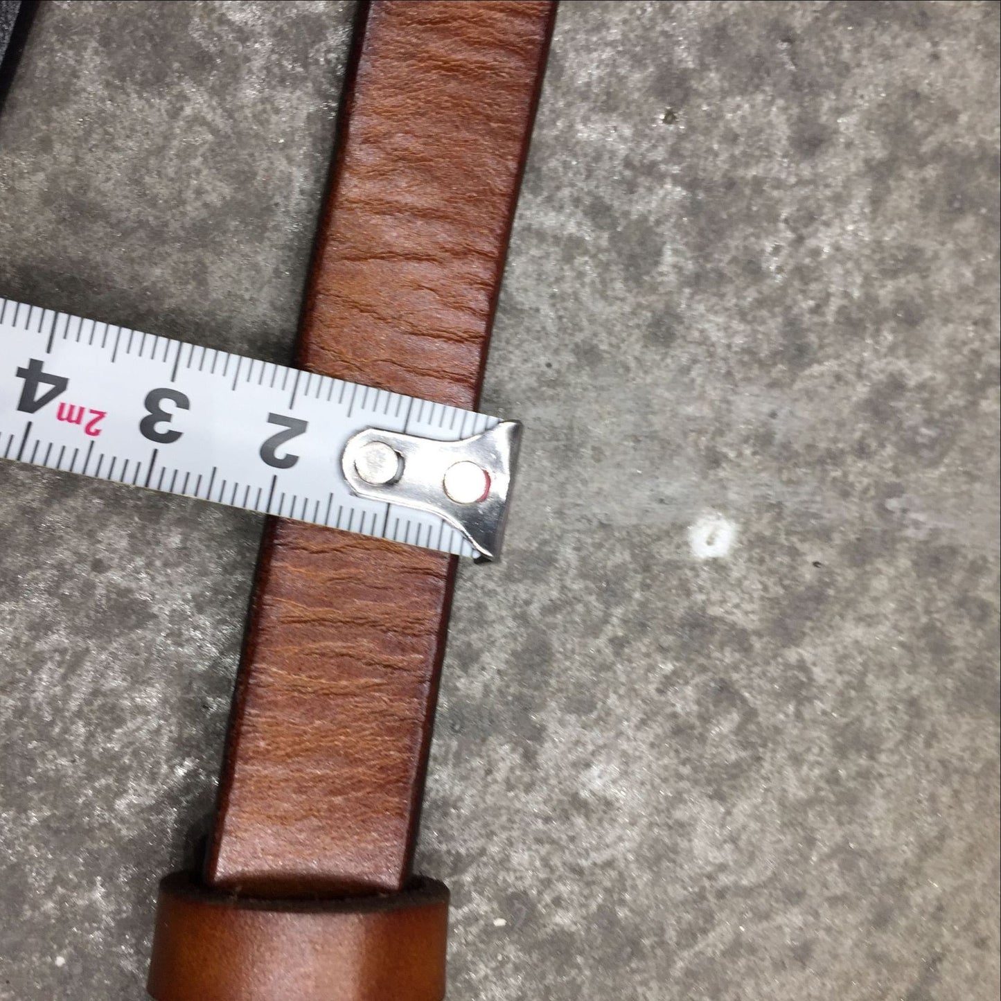 2119-2.0cm wide genuine leather belt