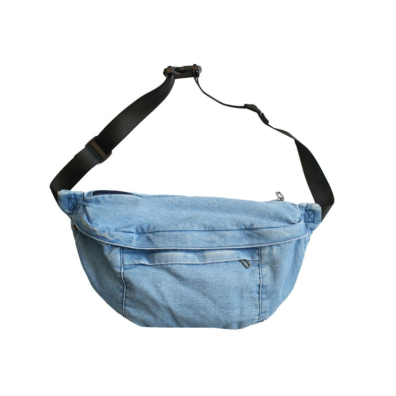 1793 large denim chest bag