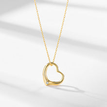 2562 S925 silver heart necklace