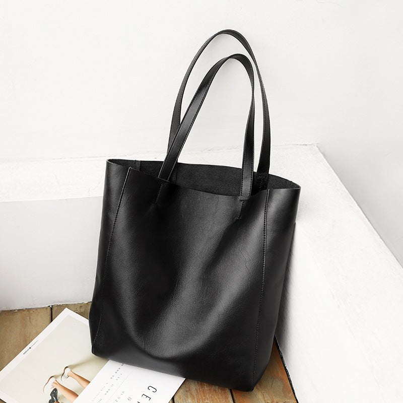 1605 women leather large shopping totes