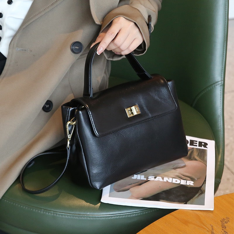 2349 Ladies' fashion genuine leather handbag