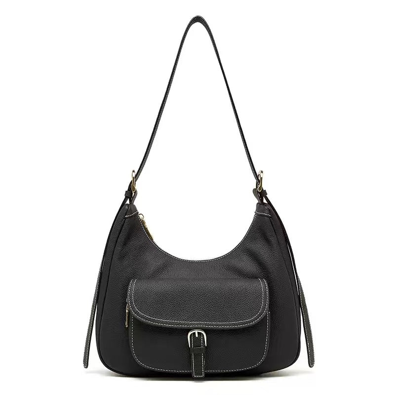 2607 Women's Capacity Embossed Shoulder Bag