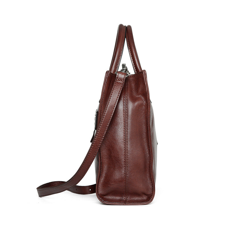751 genuine leather vintage large totes