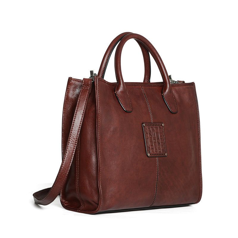 751 genuine leather vintage large totes