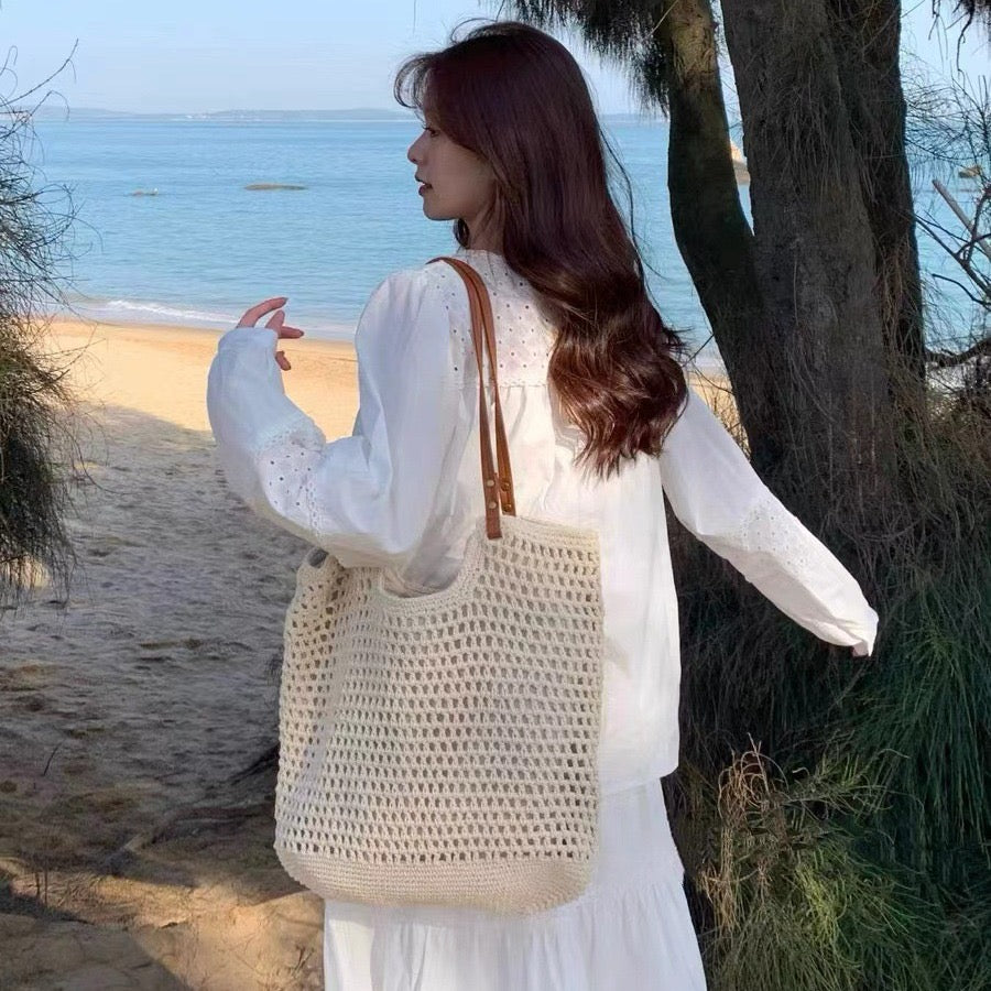 2232 fashion straw handbag