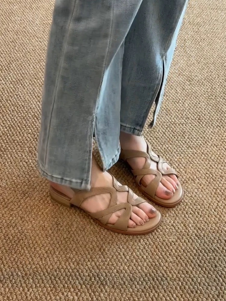 4796 genuine leather fashion sandal
