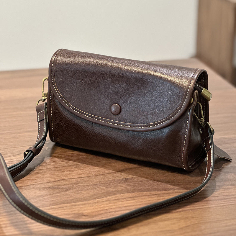1999 cowhide flap crossbody bag