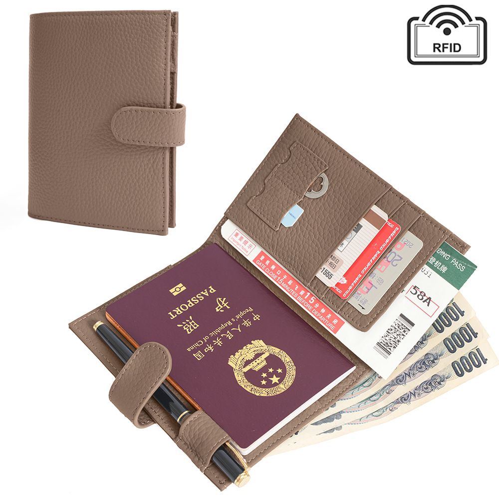 1938 genuine leather passport holder