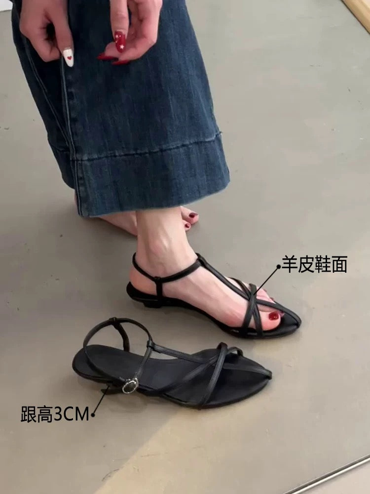 4627 lambskin sandals