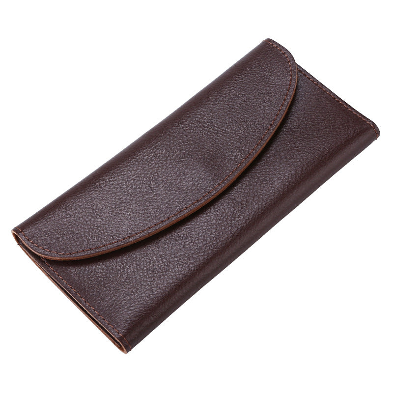 1650 solid flap long purse