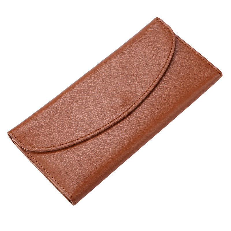 1650 solid flap long purse