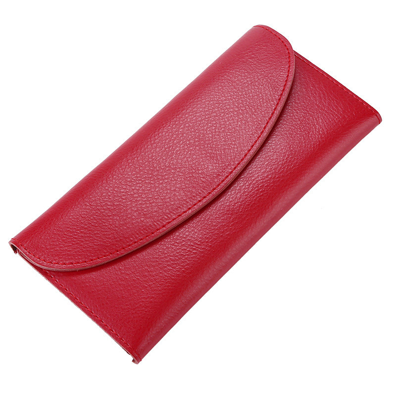 1650 solid flap long purse