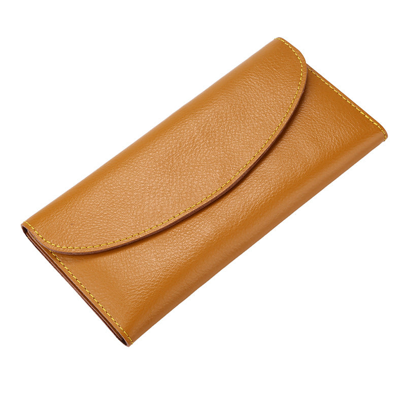 1650 solid flap long purse