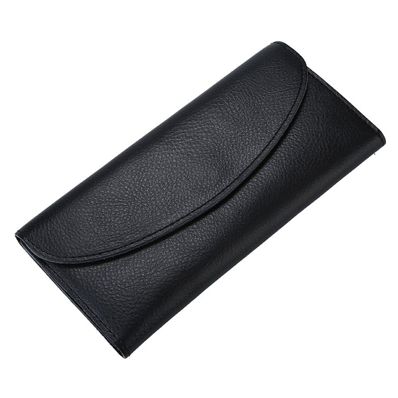 1650 solid flap long purse