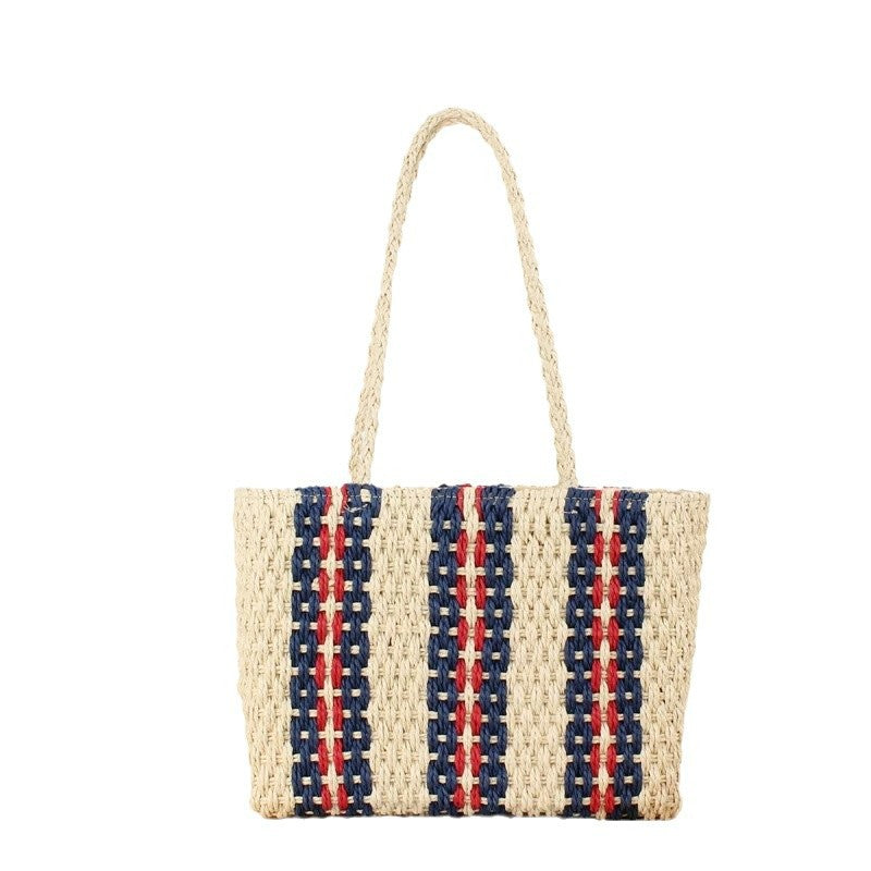 2016 large stripe shopping bag