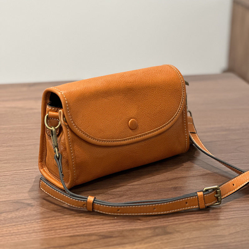 1999 cowhide flap crossbody bag