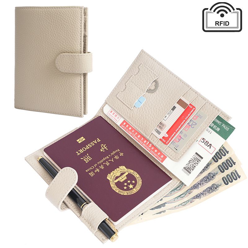 1938 genuine leather passport holder