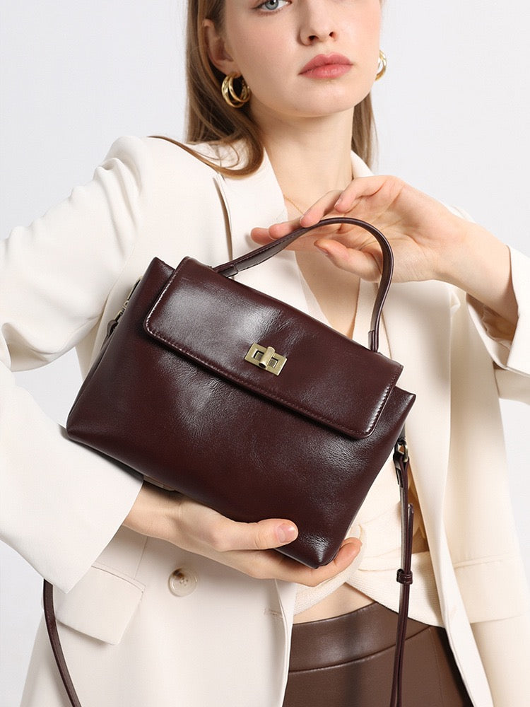 2349 Ladies' fashion genuine leather handbag