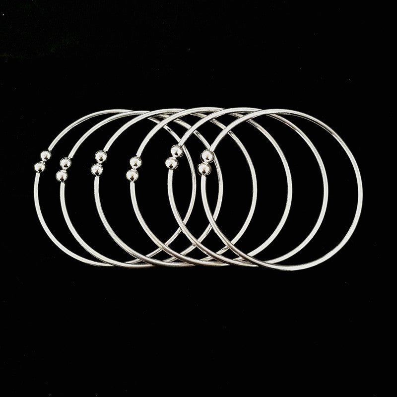 1929 plated silver bracelet adjustable bangle