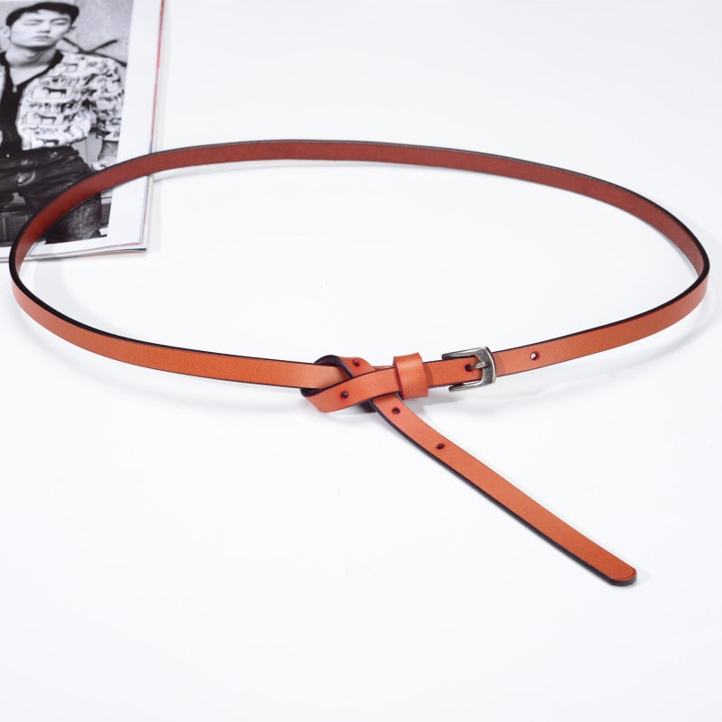 2135 pin buckle leather belt