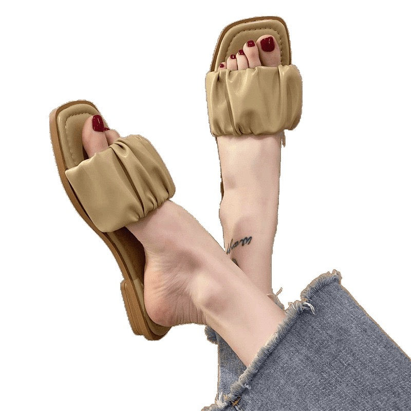 DY Flat One-Band Sandals