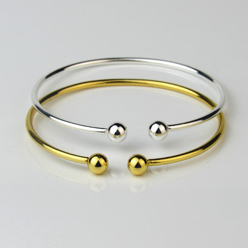 1929 plated silver bracelet adjustable bangle