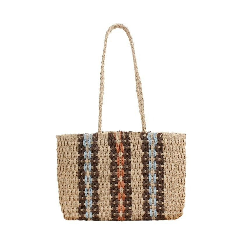 2016 large stripe shopping bag