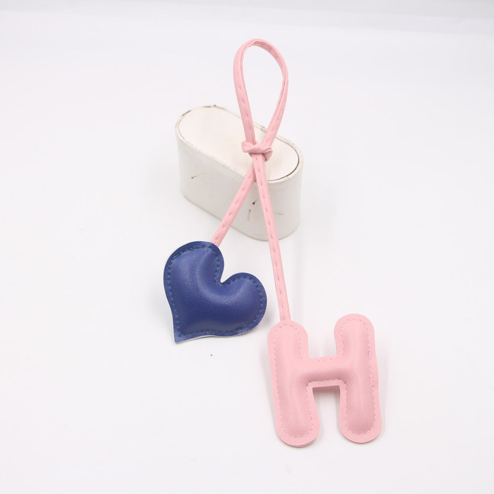 2006 lovely heart keyring charm