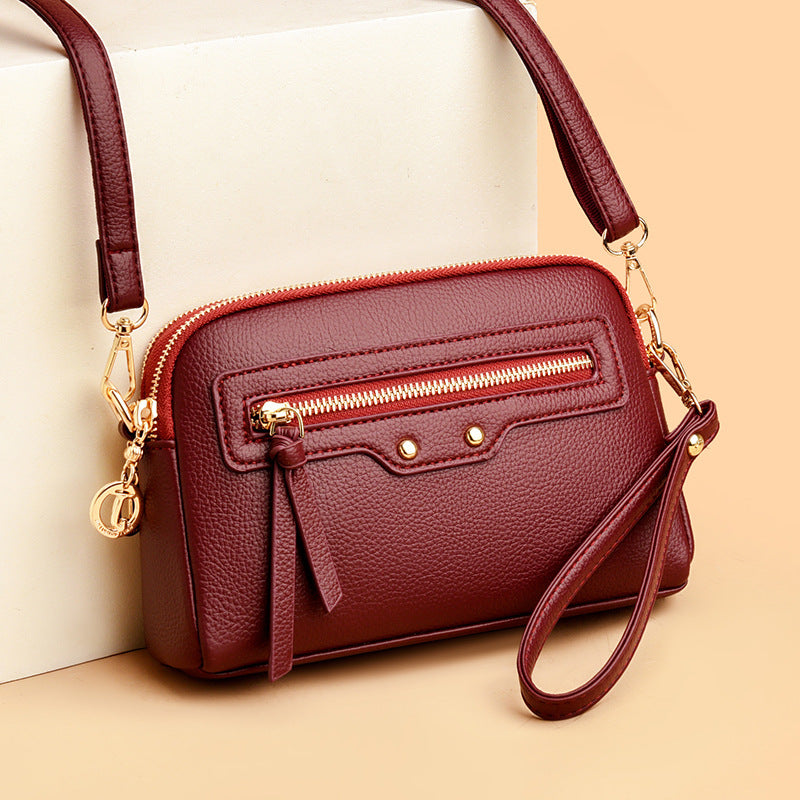 2860 Real leather crossbody bag