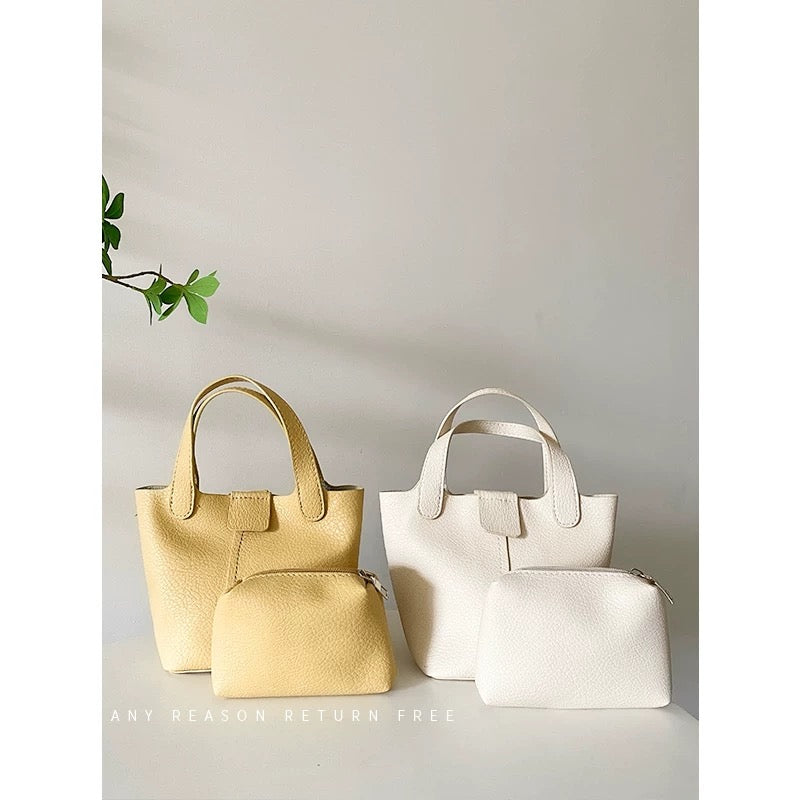 4420 genuine leather women handbag