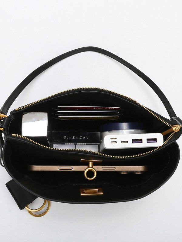 2035 casual leather handbag