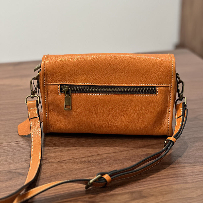 1999 cowhide flap crossbody bag