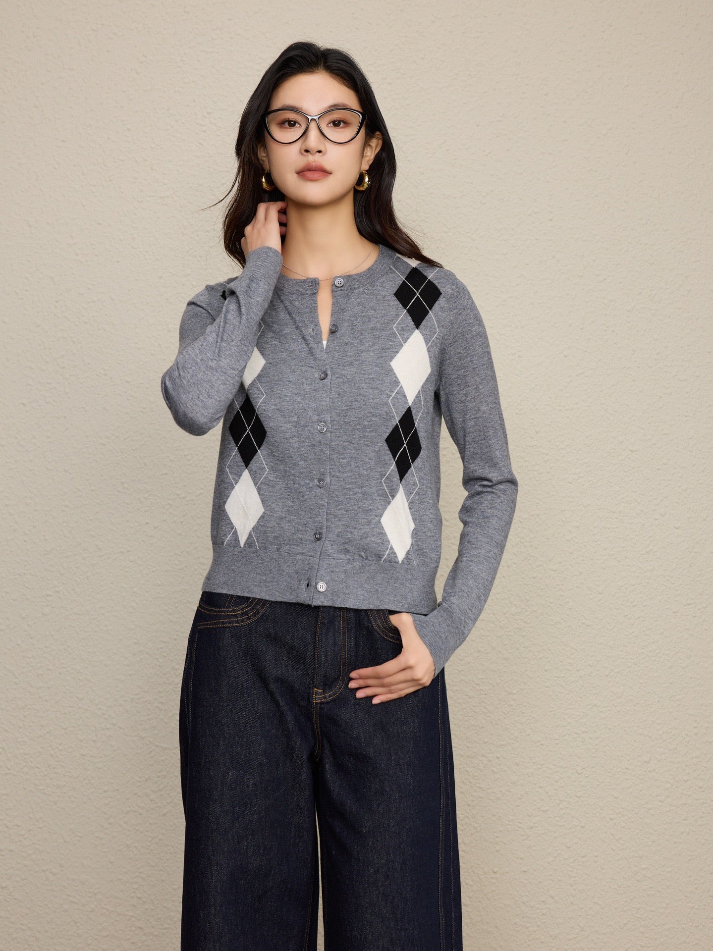 3638 Thin Knit Cardigan
