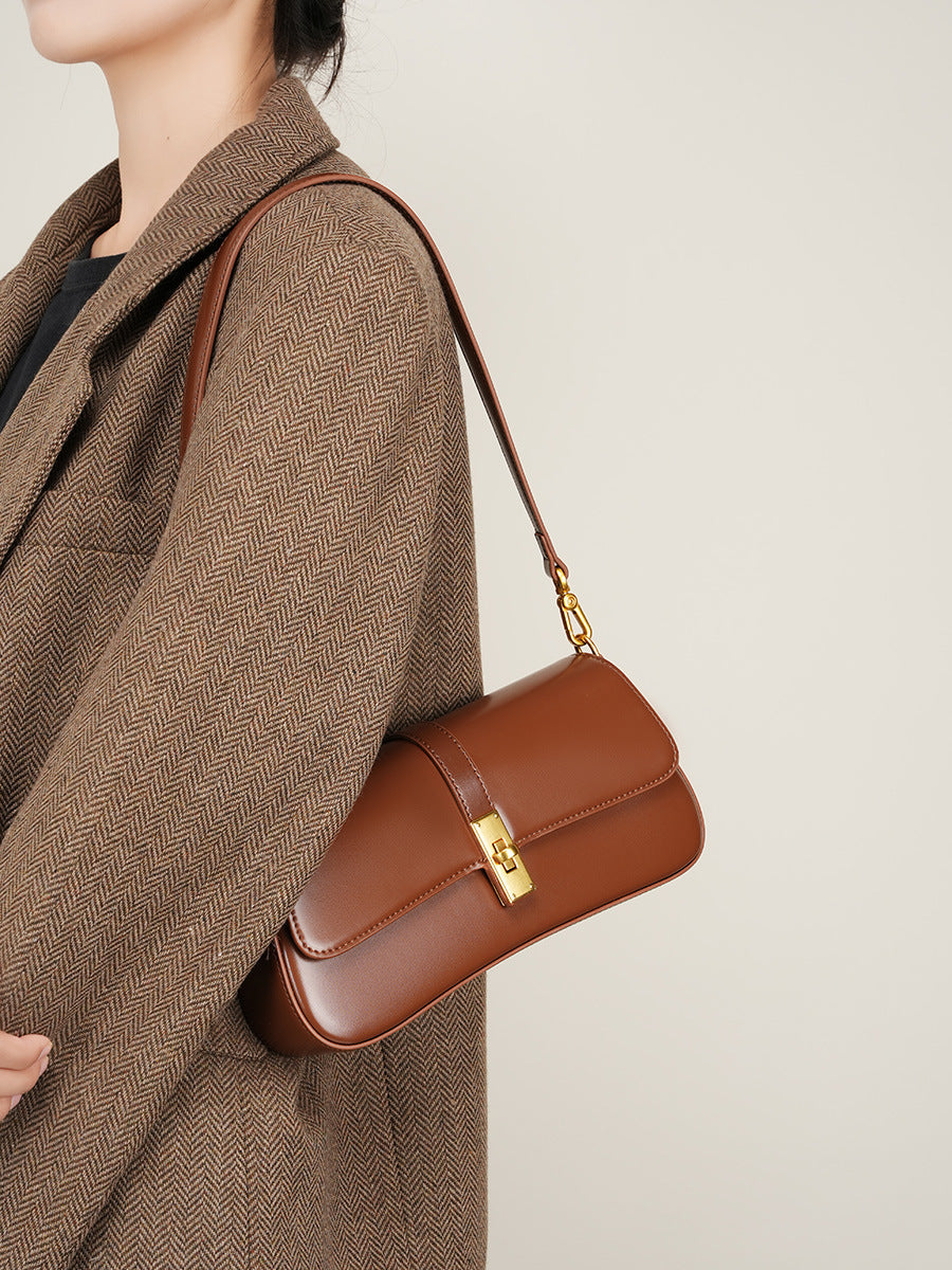 1488 leather baguette handbag