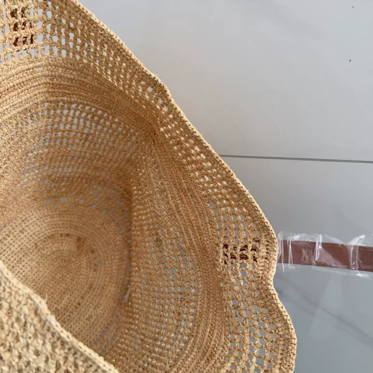 2394 summer raffia large beach bag