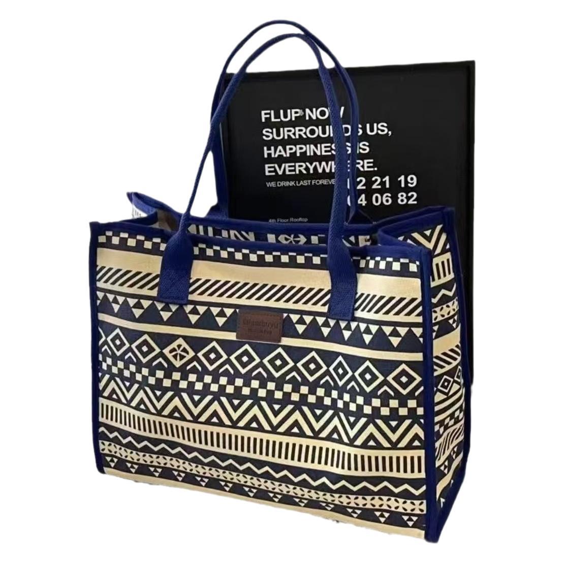 1243 large canvas shopping totes