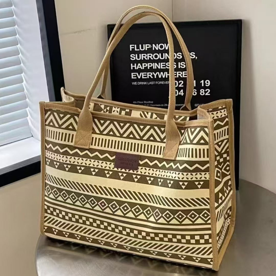 1243 large canvas shopping totes