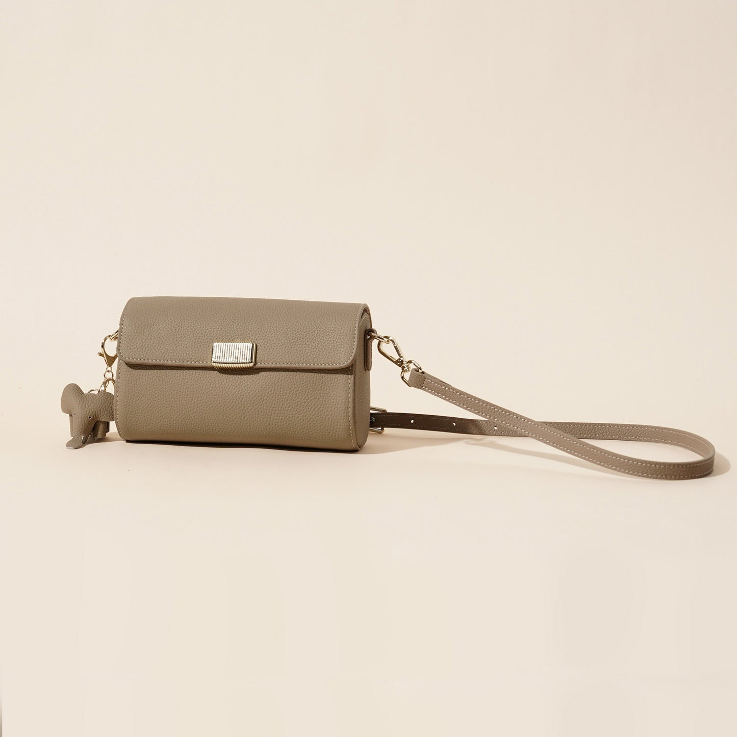 2047 solid small flap crossbody bag