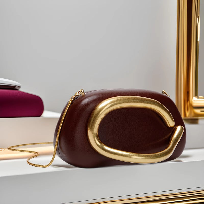 2069 mini vintage chain clutch
