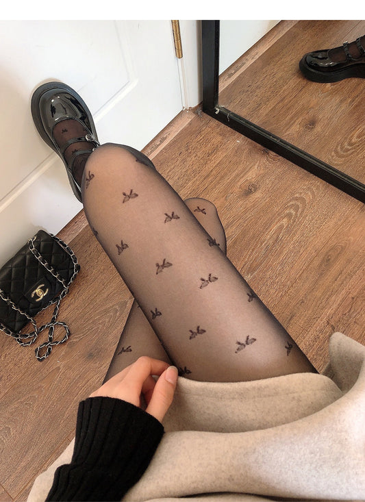 2071 black stockings leggings thin tights