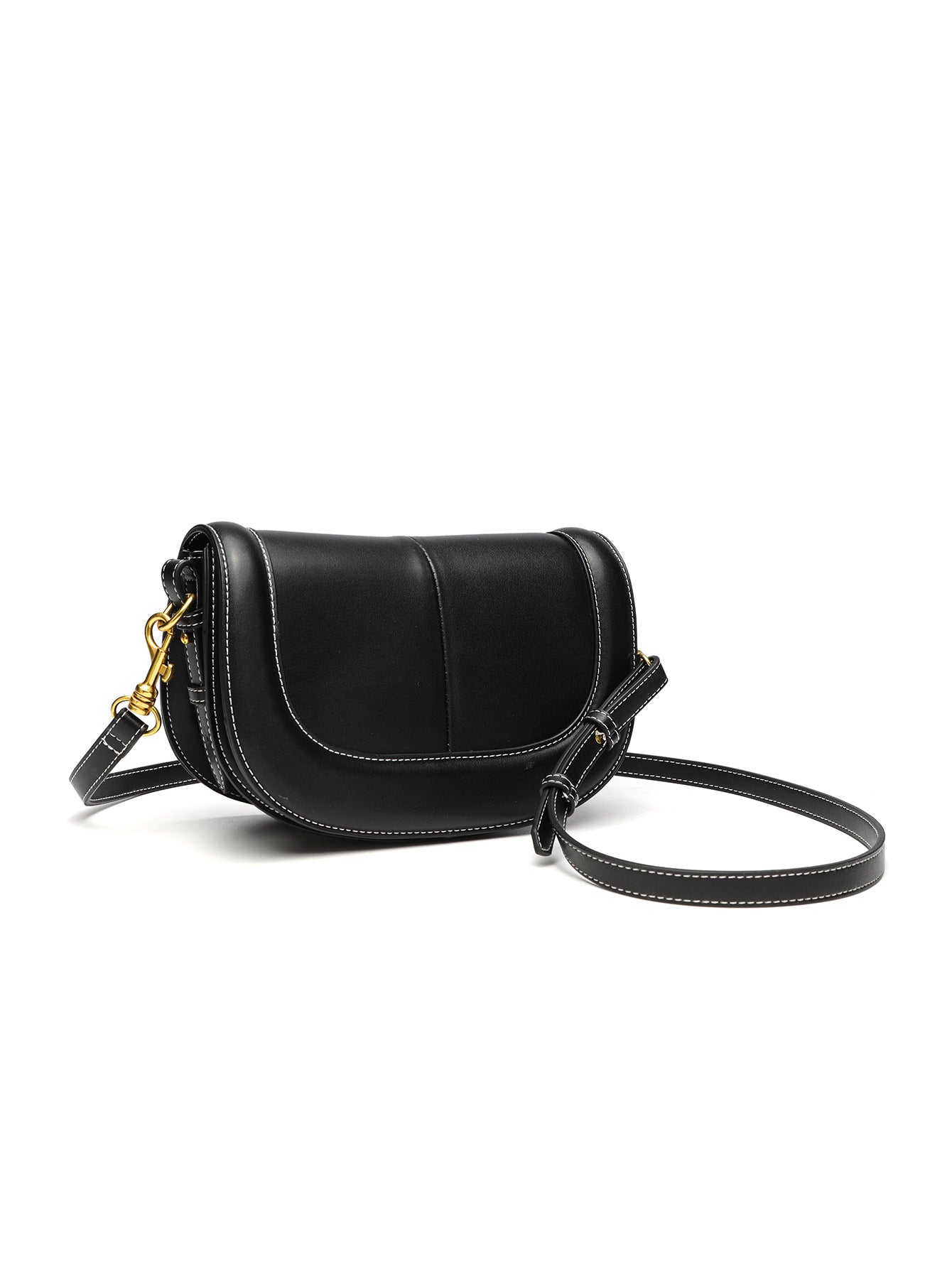 2077 solid cover crossbody bag
