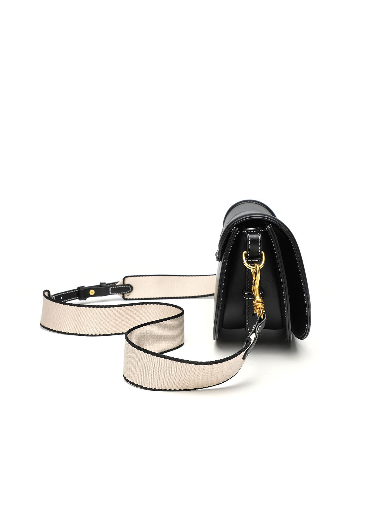2077 solid cover crossbody bag
