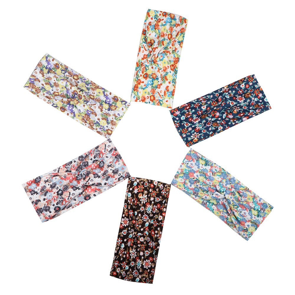599 fashion flower pattern headband