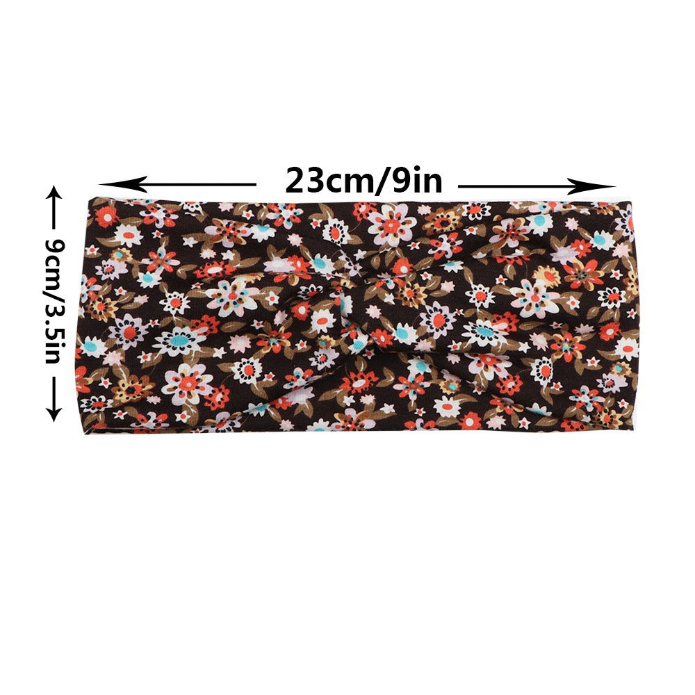 599 fashion flower pattern headband