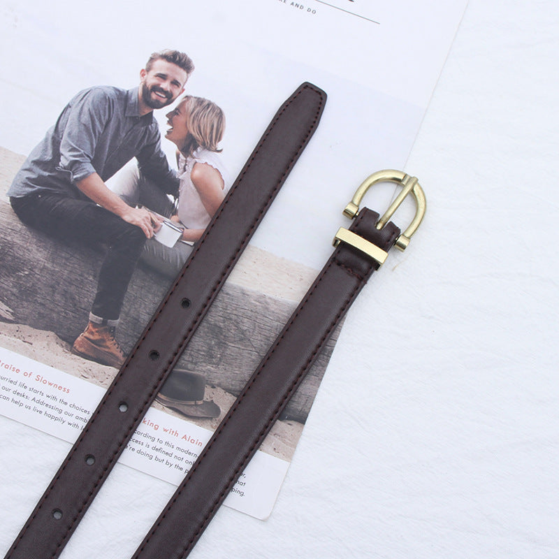 1028 2.5cm wide belt for women