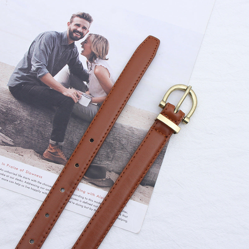 1028 2.5cm wide belt for women